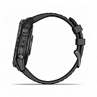 Умные часы Garmin Epix Pro (Gen 2) Standard Edition 51 мм, серый, ремешок - силикон, черный