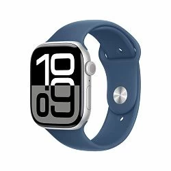 Watch S10, 46 mm, серебристый алюминий, ремешок Sport Band, синий S/M