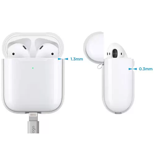 Чехол Elago Silicone wireless сase для AirPods, силикон, белый