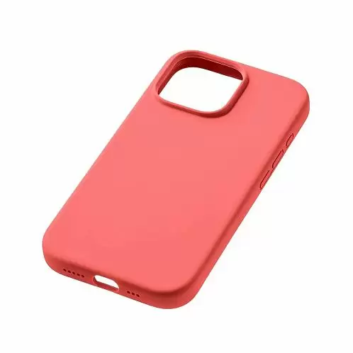 Чехол uBear Touch Mag Case для iPhone 16 Pro Max, силикон, софт-тач, коралловый