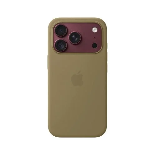 Чехол Apple Silicone Case для iPhone 18 Pro, MagSafe, силикон, оливковый / olive