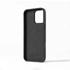 Чехол Mujjo Leather Case для iPhone 16 Pro Max, MagSafe, черный