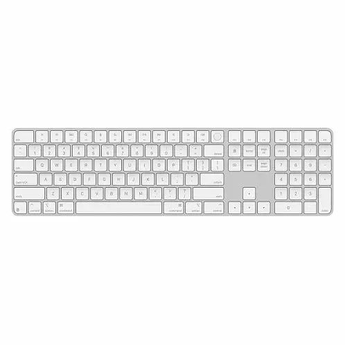 Клавиатура Apple Magic Keyboard with Touch ID and Numeric Keypad, USB-C, белый