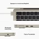 MacBook Air 13" (M2, 2022) 8 Гб, 512 Гб SSD, "сияющая звезда"