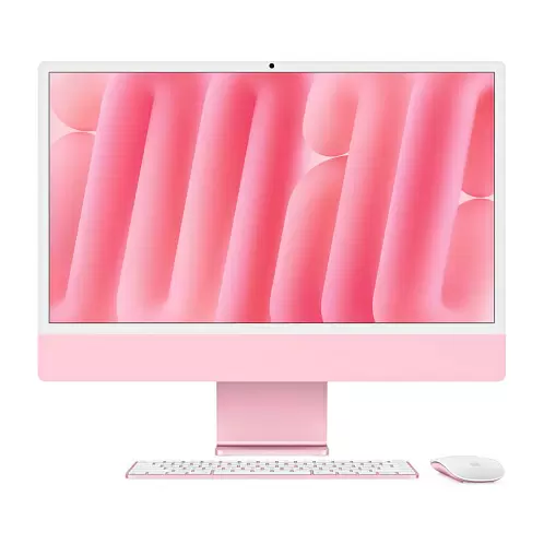 iMac 24" Retina 4,5K, (M4 10C CPU, 10C GPU, 2024), 24 ГБ, 512 ГБ SSD, розовый