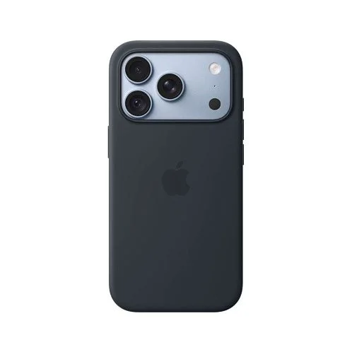Чехол Apple Silicone Case для iPhone 18 Pro, MagSafe, силикон, темно-синий / navy