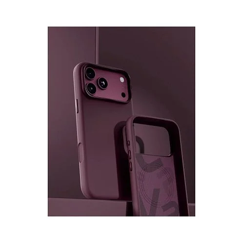 Чехол VLP Aster Pro Case с MagSafe для iPhone 18 Pro Max, темно-вишневый