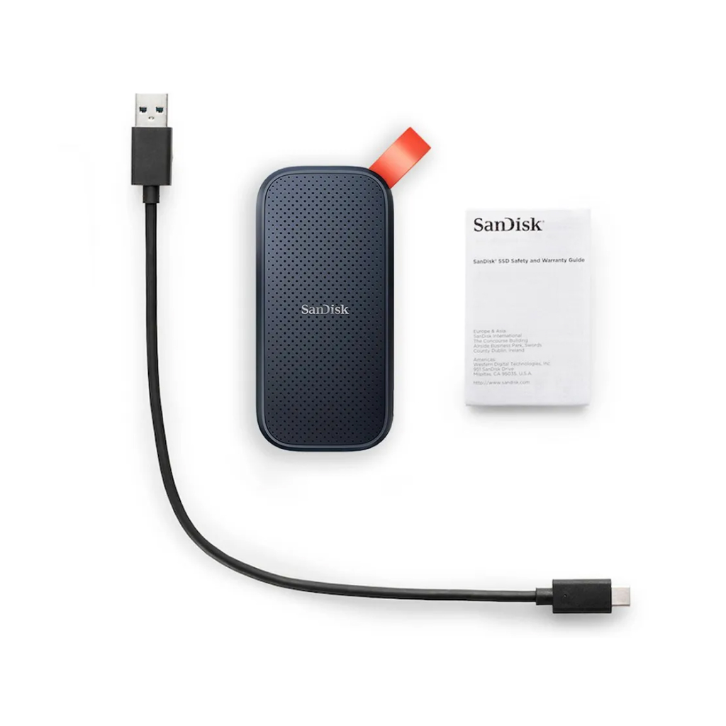 Внешний SSD-накопитель SanDisk Portable 1 Тб, сине-черный