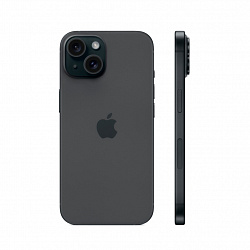 iPhone 15, 128 Гб, черный 1 Sim/eSim