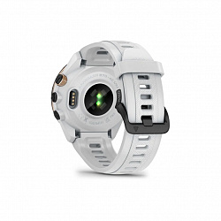 Умные часы Garmin Approach S70 (42 мм), черный керамический безель, ремешок - белый