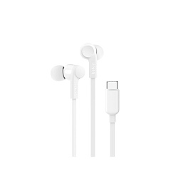 Наушники-вкладыши Belkin Soundform Headphones with USB-C Connector, проводные, белый