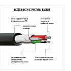 Кабель Dorten C89 Mfi Lightning / USB, 1.2м, черный